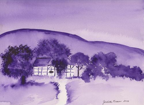 Watercolor 160717 Deep Purple