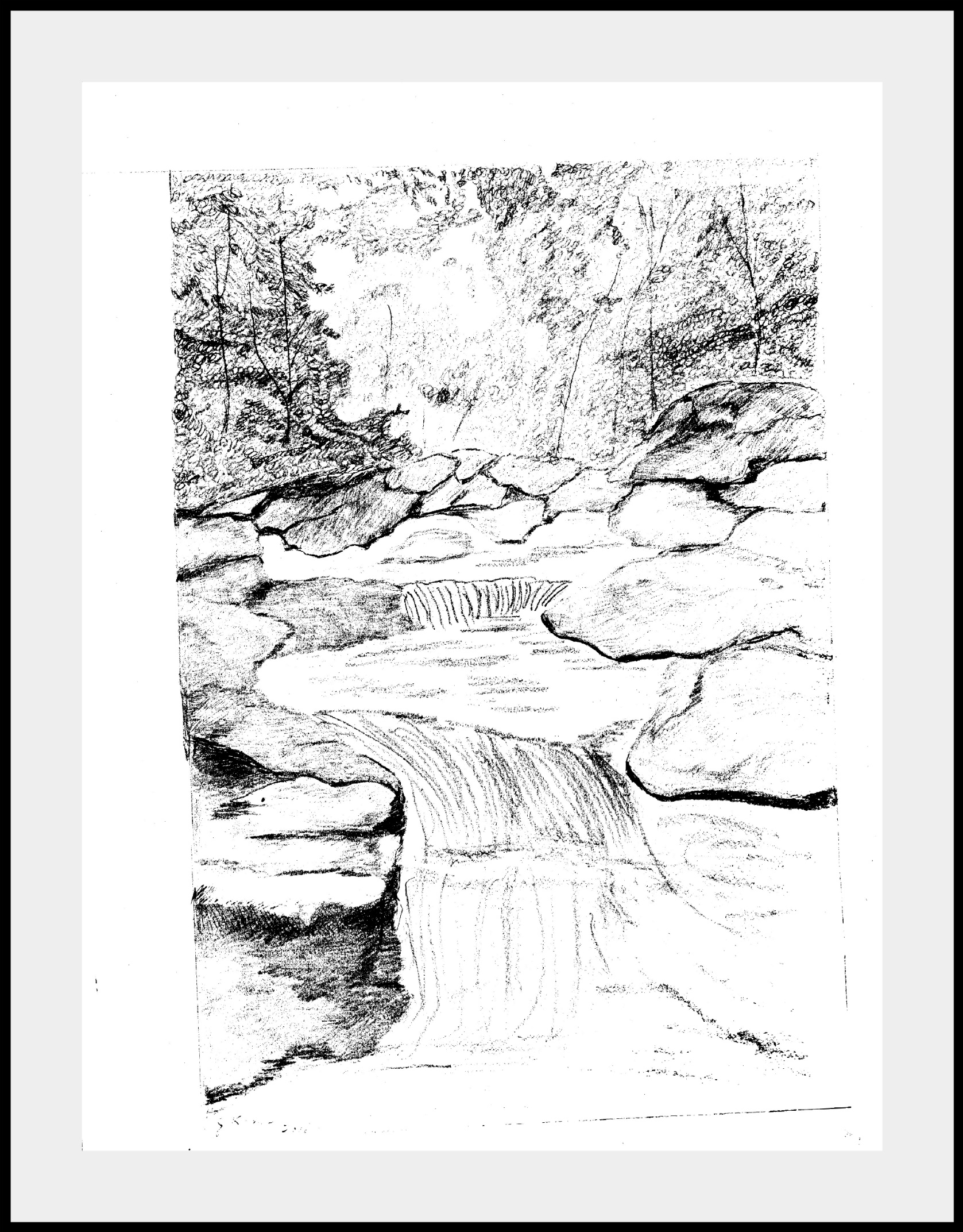 How to Draw a Landscape: Narrated Pencil Drawing - YouTube